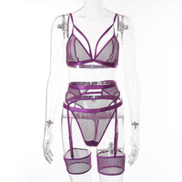 Erotic Bra + Thongs Garters Set Plus Size avail Lingerie - Divine Diva Beauty