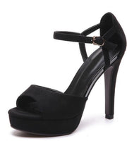 Flock Buckle Strap Color pumps - Divine Diva Beauty